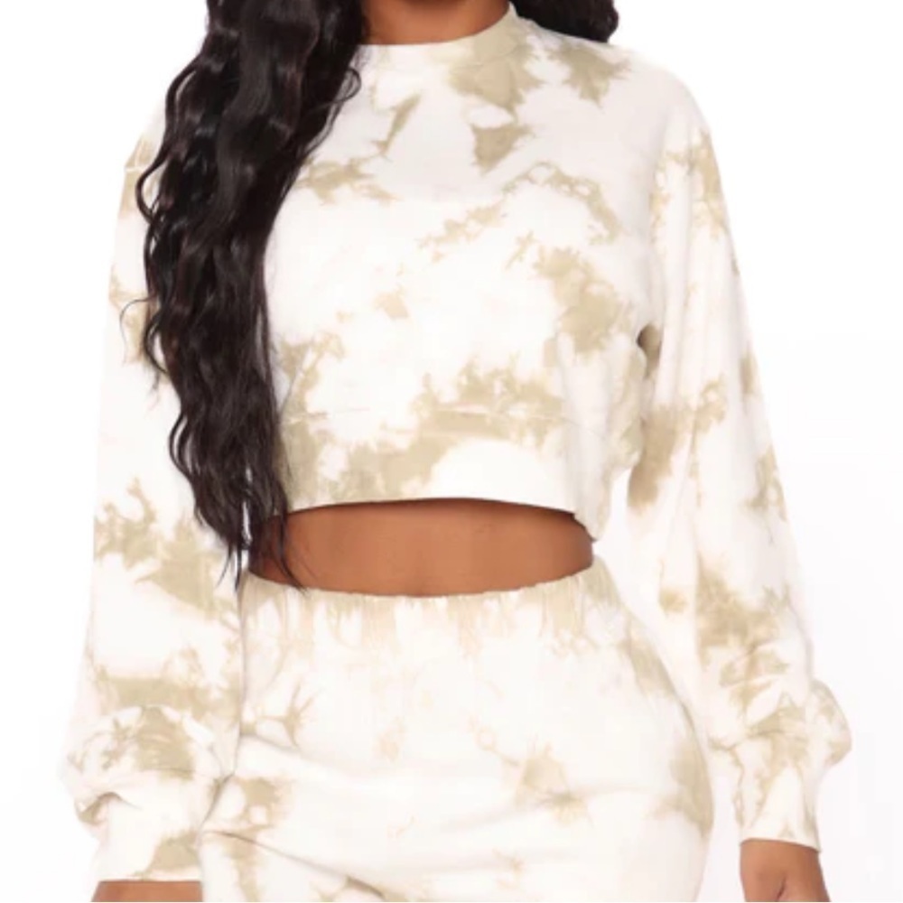 Fashion Nova Tie Dye Pullover Sweatshirt